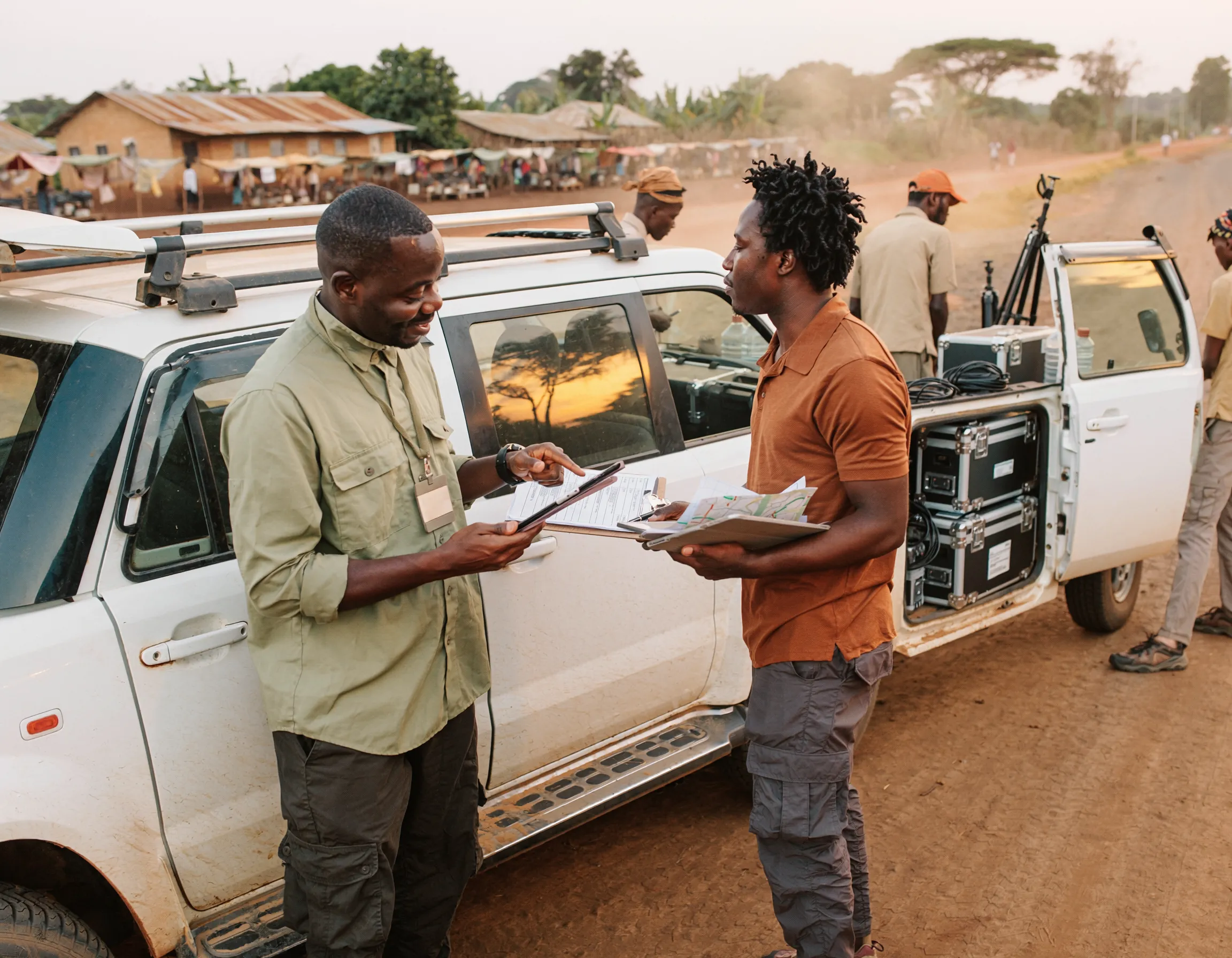 IGREC team delivering field supervision
