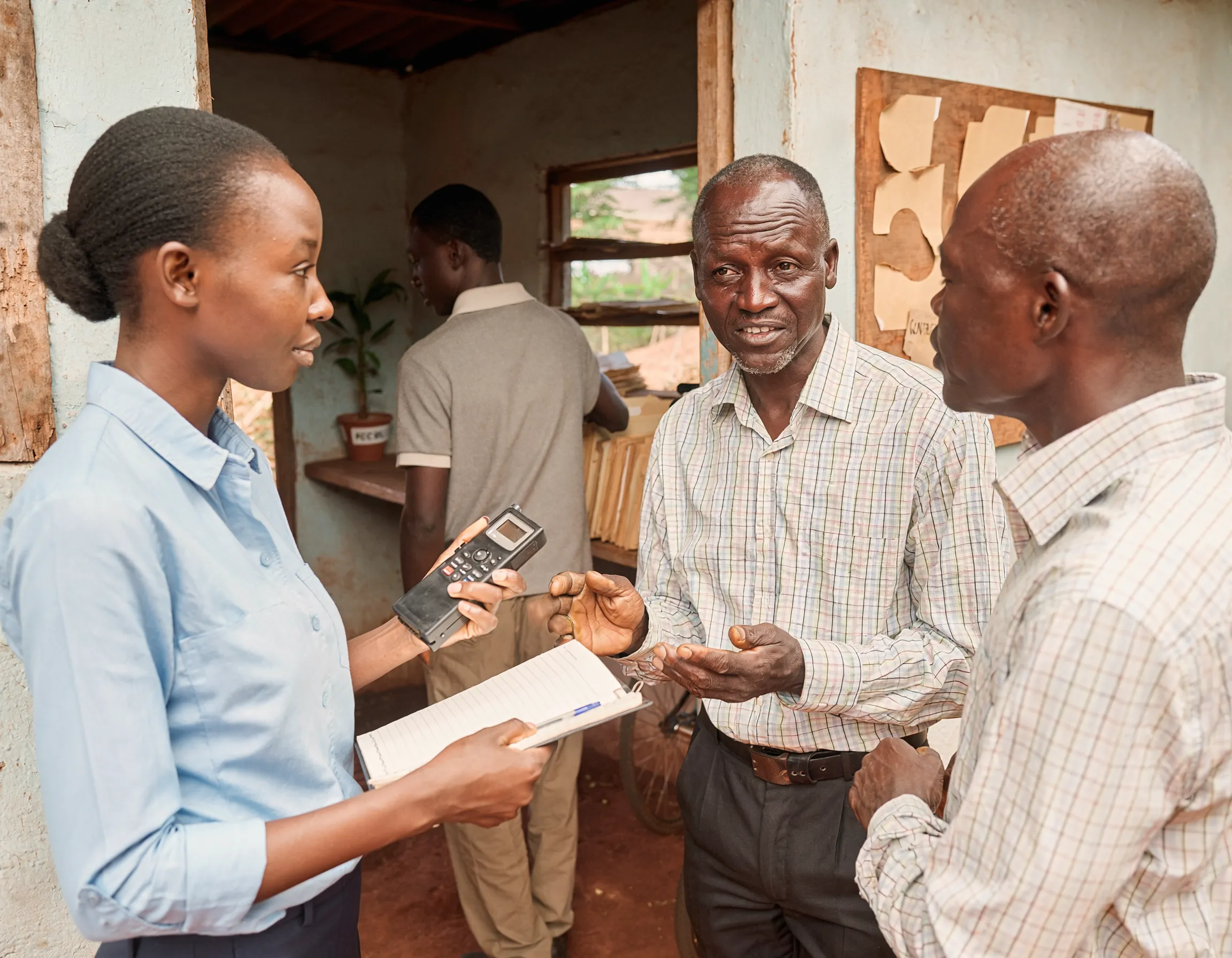 IGREC team delivering key informant interviews